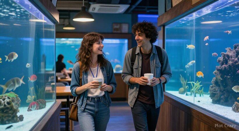 Whispers in the Neon Aquarium